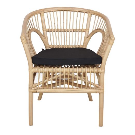 Rattan chair in natural, 66 x 63 x 81 cm | kelek