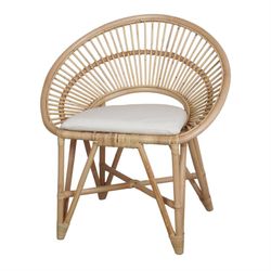 Rattanstuhl natur, 76 x 52 x 84,5 cm | Rayman