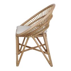 Rattanstuhl natur, 76 x 52 x 84,5 cm | Rayman