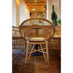 Rattanstuhl natur, 76 x 52 x 84,5 cm | Rayman