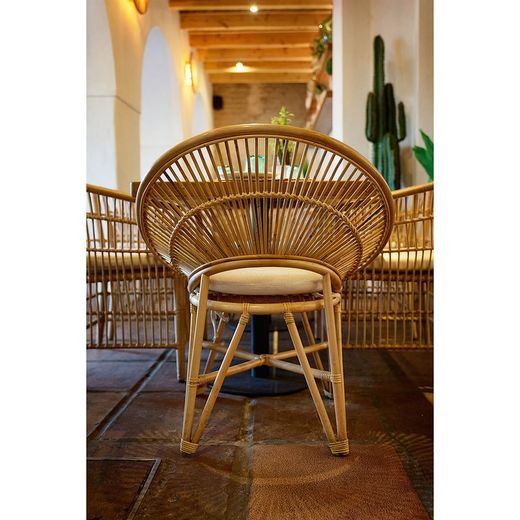 Rattanstuhl natur, 76 x 52 x 84,5 cm | Rayman