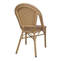 Synthetic rattan chair in natural, 50 x 57 x 90 cm | Sharon
