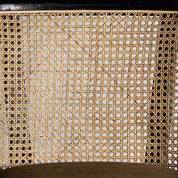 Black Velburg Rattan Chair, 54x60x77cm