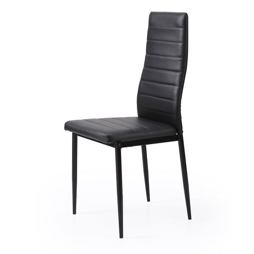Dining set, 1 round table and 4 chairs | Thunder - Nice