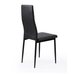 Dining set, 1 round table and 4 chairs | Thunder - Nice