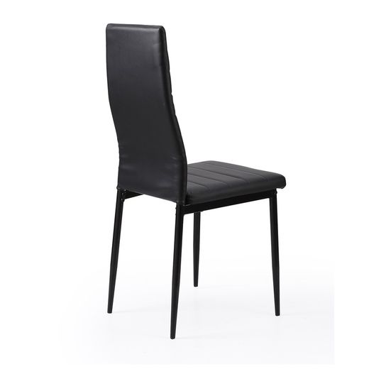 Dining set, 1 round table and 4 chairs | Thunder - Nice