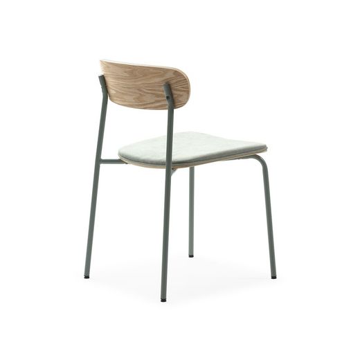 Aquamarine fabric chair, 46 x 51 x 77 cm | Adriana