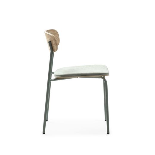 Aquamarine fabric chair, 46 x 51 x 77 cm | Adriana