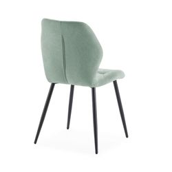 Aquamarine fabric chair, 47.5 x 57.5 x 85 cm | Luna
