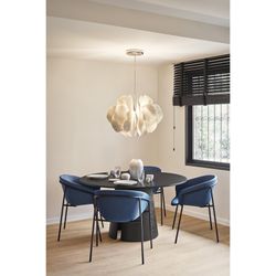Silla de tejido en azul oscuro, 59 x 66,5 x 79 cm | Hug