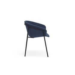 Silla de tejido en azul oscuro, 59 x 66,5 x 79 cm | Hug