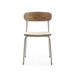 Beige stoffen stoel, 46 x 51 x 77 cm | Adriana