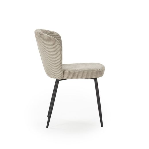 Beige fabric chair, 47 x 58 x 78 cm | Megan