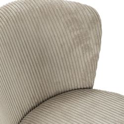 Beige fabric chair, 47 x 58 x 78 cm | Megan