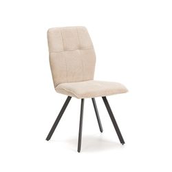 Beige fabric chair, 47 x 60 x 89 cm | Mery