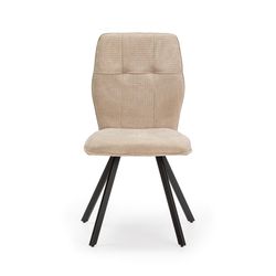 Beige fabric chair, 47 x 60 x 89 cm | Mery