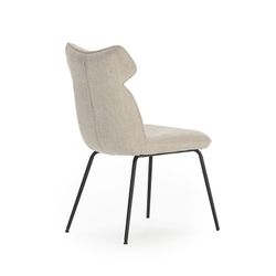 Beige fabric chair, 47 x 64.5 x 91.5 cm | Dara