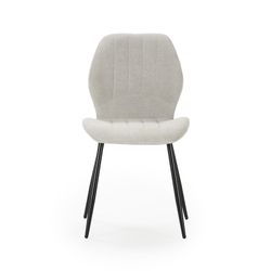 Chaise en tissu blanc, 47 x 58 x 85 cm | Nalu