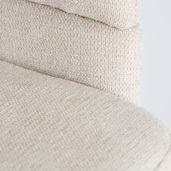 Silla de tejido en blanco, 57 x 63 x 79 cm | Laven