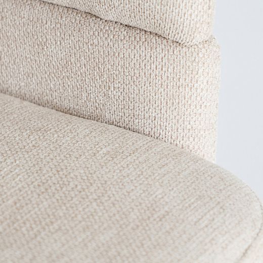 Silla de tejido en blanco, 57 x 63 x 79 cm | Laven