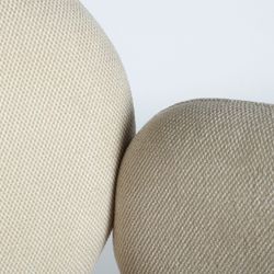 Silla de tejido en blanco, 60 x 63 x 78 cm | Burgnac