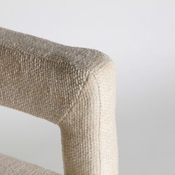 White fabric chair, 64 x 57 x 72 cm | Vestnes