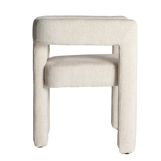 White fabric chair, 64 x 57 x 72 cm | Vestnes