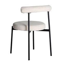 Off-white fabric chair, 55 x 56 x 76 cm | Breville