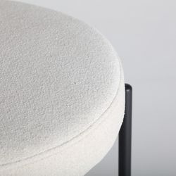 Off-white fabric chair, 55 x 56 x 76 cm | Breville