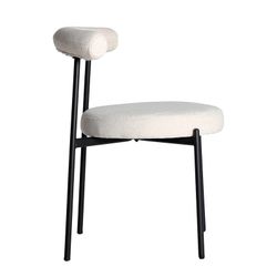 Off-white fabric chair, 55 x 56 x 76 cm | Breville