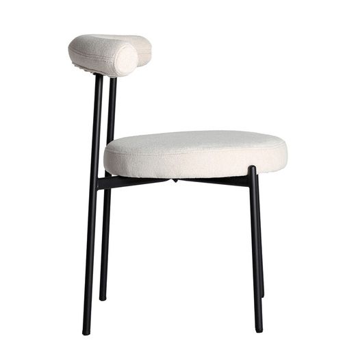 Off-white fabric chair, 55 x 56 x 76 cm | Breville