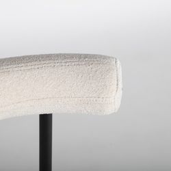 Off-white fabric chair, 55 x 56 x 76 cm | Breville