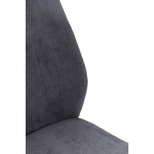 Fabric chair in grey, 45 x 62 x 97 cm | Alan
