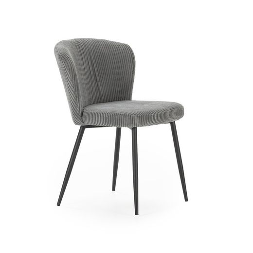 Silla de tejido en gris, 47 x 58 x 78 cm | Megan