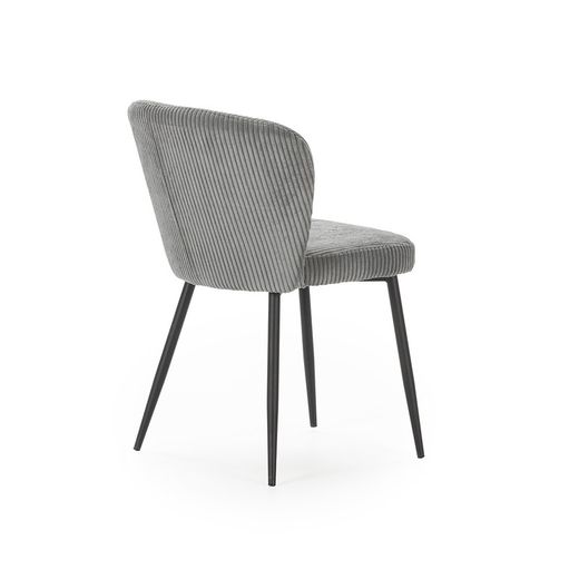 Grauer Stoffstuhl, 47 x 58 x 78 cm | Megan
