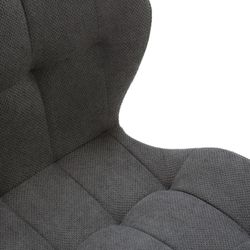 Dark grey fabric chair, 48 x 58 x 85 cm | Nalu