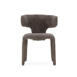 Dark gray fabric chair, 58 x 55.5 x 76 cm | Maca