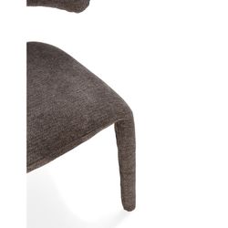 Dark gray fabric chair, 58 x 55.5 x 76 cm | Maca