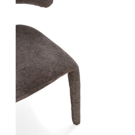 Dark gray fabric chair, 58 x 55.5 x 76 cm | Maca