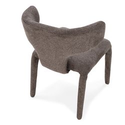 Dark gray fabric chair, 58 x 55.5 x 76 cm | Maca
