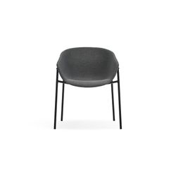 Silla de tejido en gris oscuro, 59 x 66,5 x 79 cm | Hug
