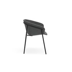 Silla de tejido en gris oscuro, 59 x 66,5 x 79 cm | Hug