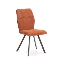Brown fabric chair, 47 x 60 x 89 cm | Mery