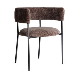 Brown fabric chair, 59 x 59 x 74 cm | Allenc