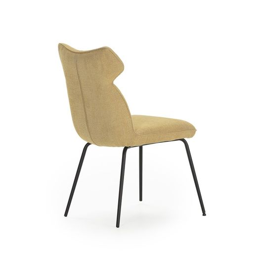 Mustard fabric chair, 47 x 64.5 x 91.5 cm | Dara