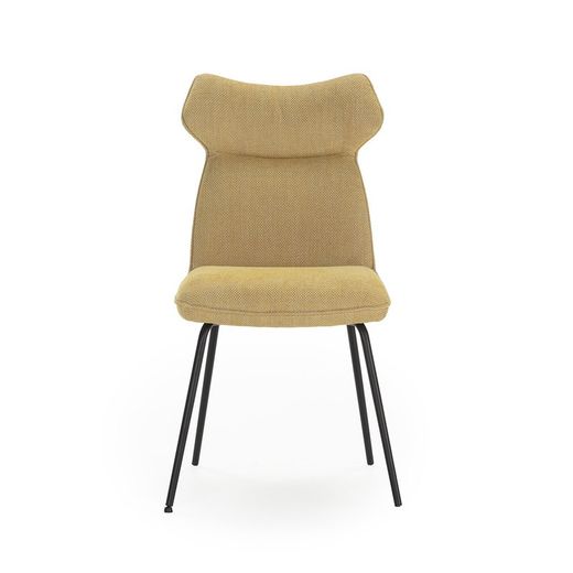 Mustard fabric chair, 47 x 64.5 x 91.5 cm | Dara