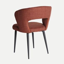 Silla de tejido en rojo, 61 x 61 x 78 cm | Flagnac
