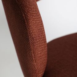 Silla de tejido en rojo, 61 x 61 x 78 cm | Flagnac