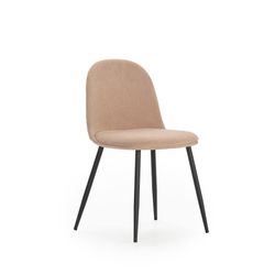 Chaise en tissu rose, 45 x 52 x 81 cm | Malila