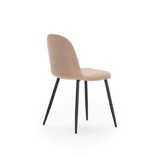 Chaise en tissu rose, 45 x 52 x 81 cm | Malila